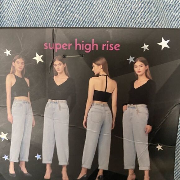 NWT Simple Society Balloon Super High Rise Jeans Women’s Size 9/29 - Picture 3 of 13